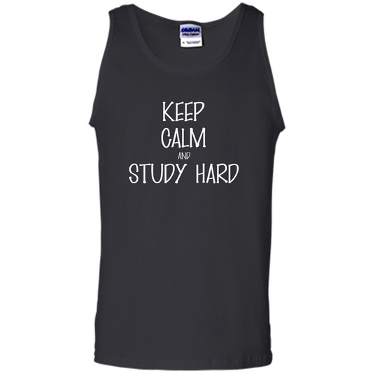 Keep Calm T-shirt Keep Calm and Study Hard T-shirt Black