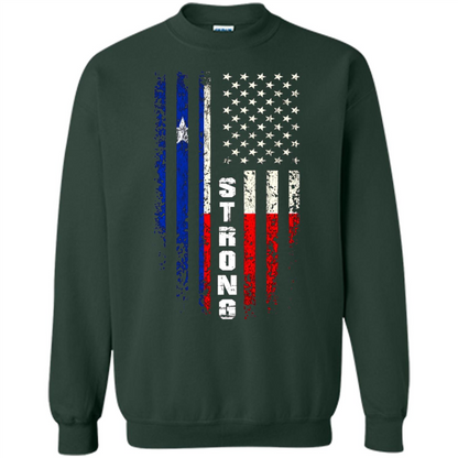 Texas Strong T-shirt Hurricane Harvey 2017 T-shirt Forest Green