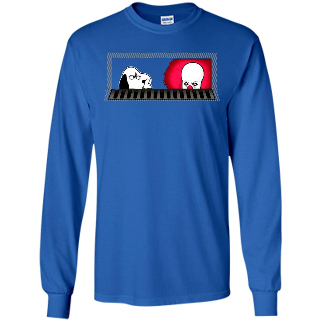 Movie T-shirt Snoopy Vs It T-shirt Royal