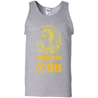 October Unicorn T-shirt Unicorn Queens Are Born In October Sport Grey