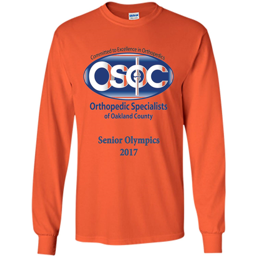 OSOC 9 Senior Olympics 2017 T-shirt Orange