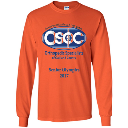 OSOC 9 Senior Olympics 2017 T-shirt Orange