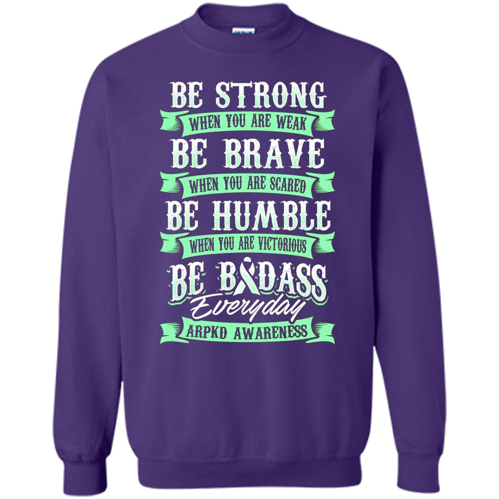 Be Strong Be Brave Be Humble Be Badass T-shirt Orange