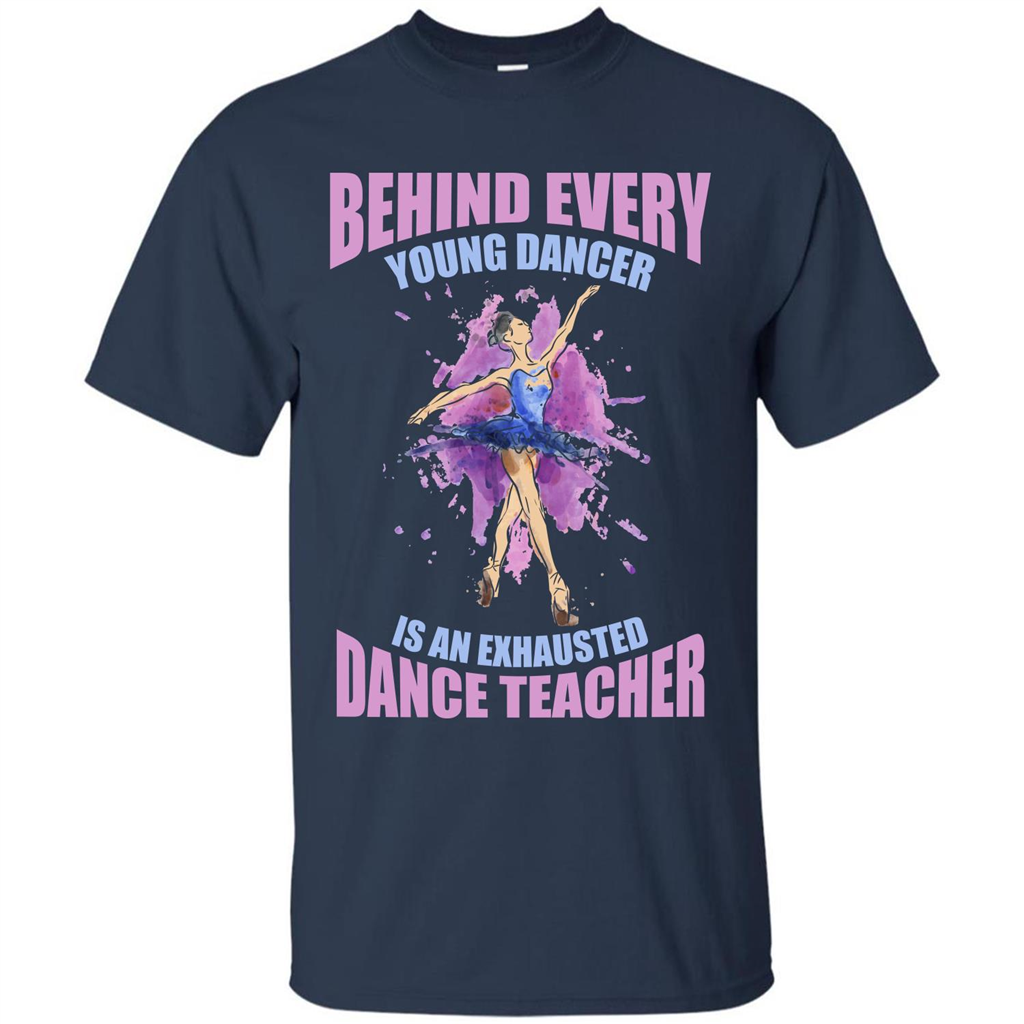 Dancer T-shirt Behind Every Young Dancer Navy