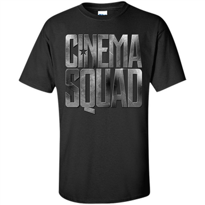 Moives T-shirt Cinema Squad Black
