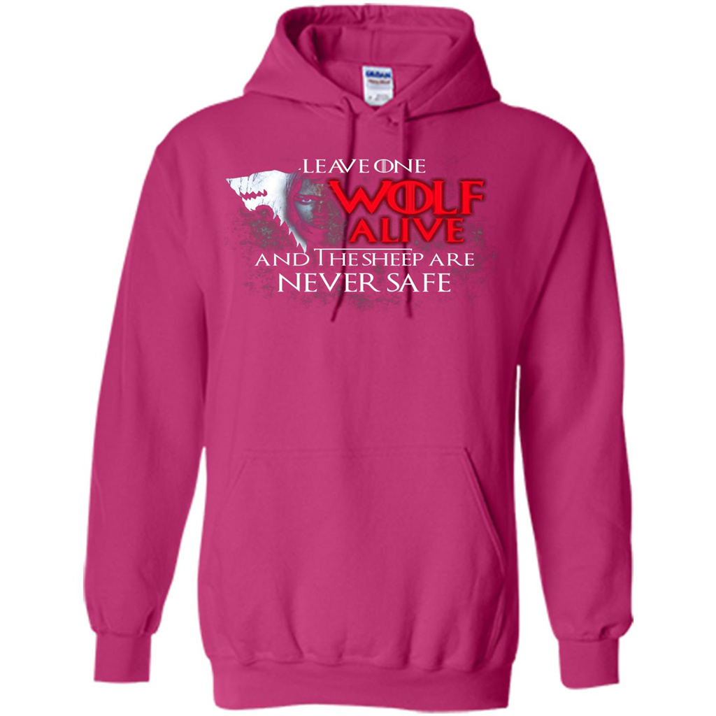 GOT T-shirt Leave One Wolf Alive And The Sheep Are Never Safe Heliconia