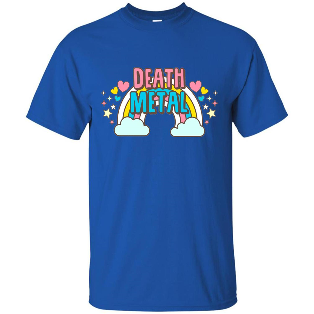 Death Metal Rainbow Cute T-Shirt Royal