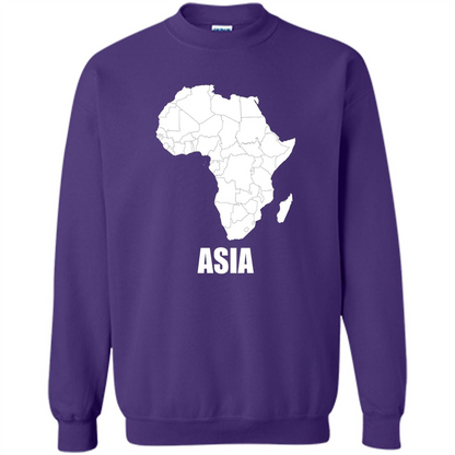 Africa Asia Funny t-shirts - Humor T-shirts Orange
