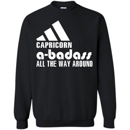 Capricorn A-Badass All The Way Around T-shirt Black