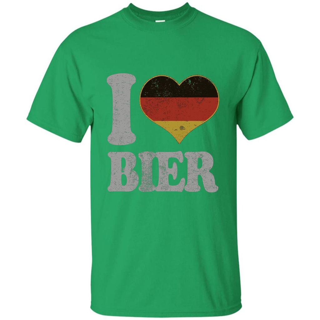 Oktoberfest T Shirt Germany Drinking Beer I Love Bier T-shirt Irish Green