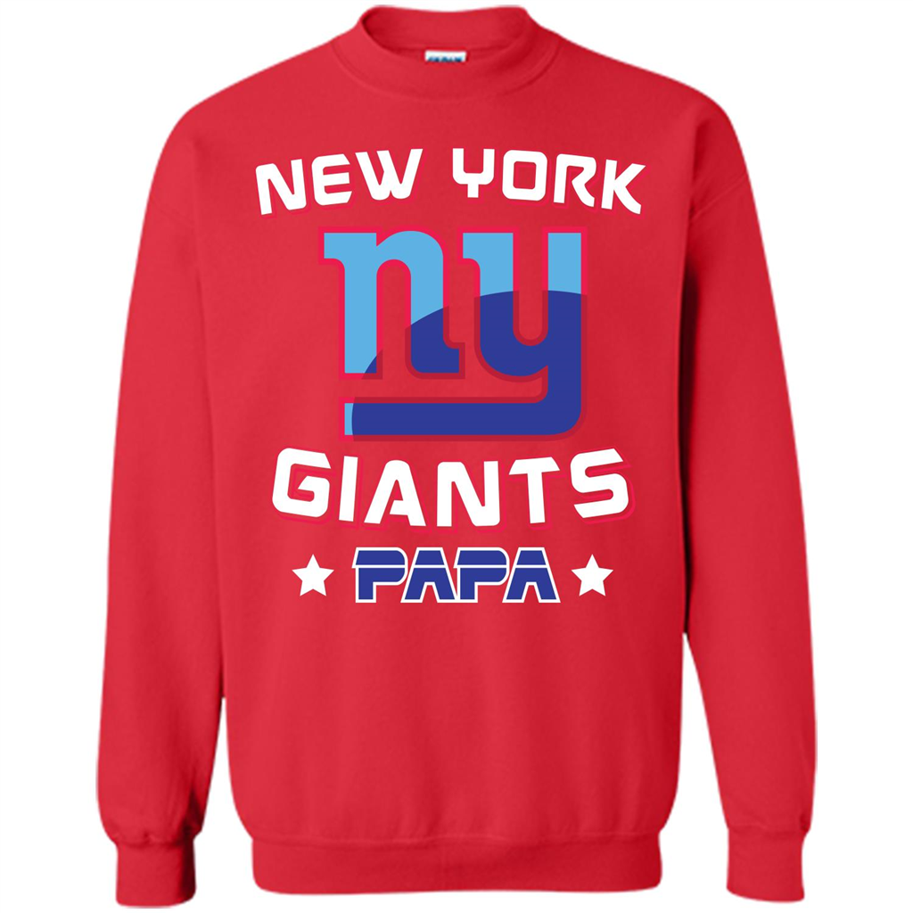 Football T-shirt New York Ny Giants Papa Red