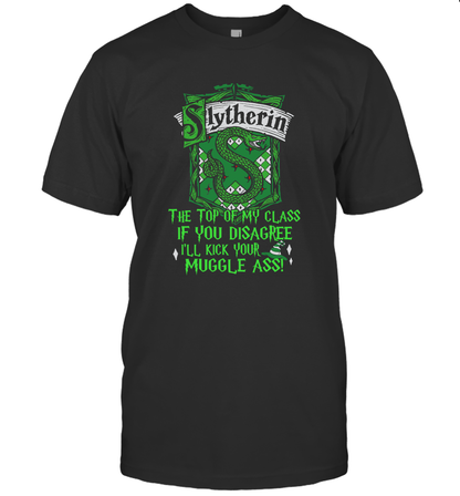 HP QUOTES SLYTHERIN T-Shirt T-Shirt Black