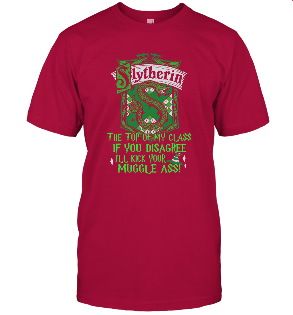 HP QUOTES SLYTHERIN T-Shirt T-Shirt Cardinal