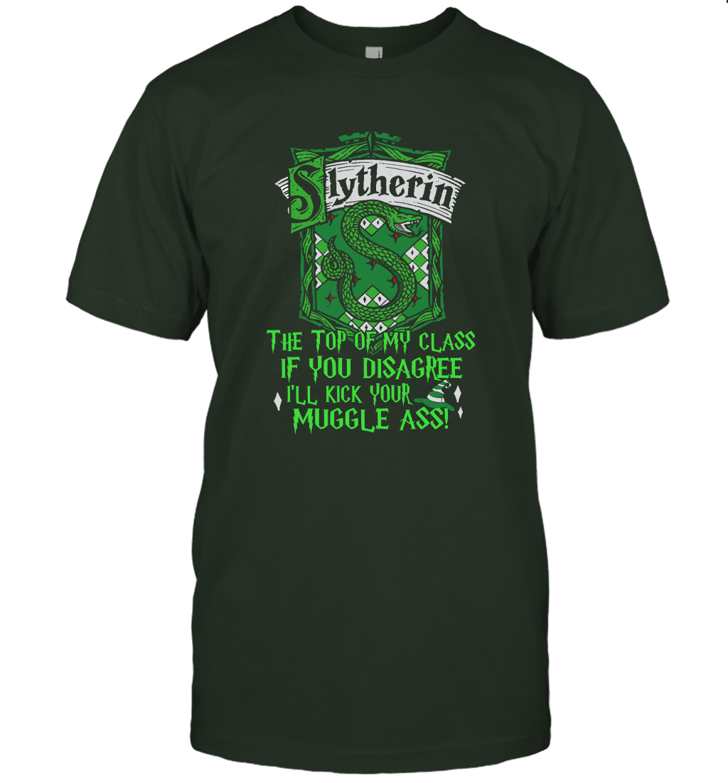 HP QUOTES SLYTHERIN T-Shirt T-Shirt Forest Green