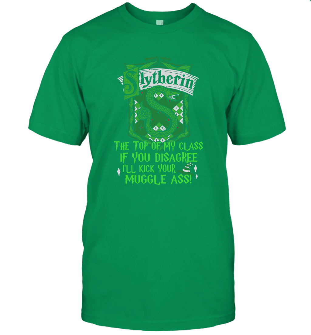 HP QUOTES SLYTHERIN T-Shirt T-Shirt Irish Green