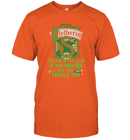 HP QUOTES SLYTHERIN T-Shirt T-Shirt Orange