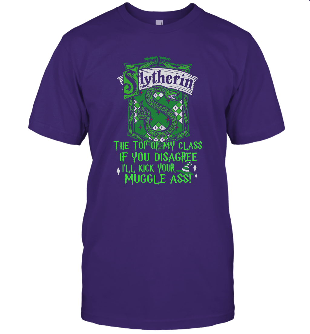 HP QUOTES SLYTHERIN T-Shirt T-Shirt Purple