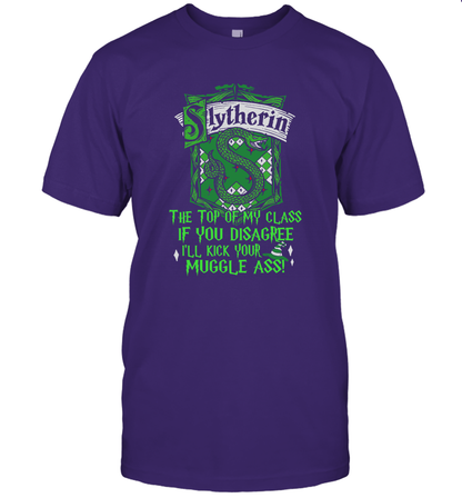 HP QUOTES SLYTHERIN T-Shirt T-Shirt Purple