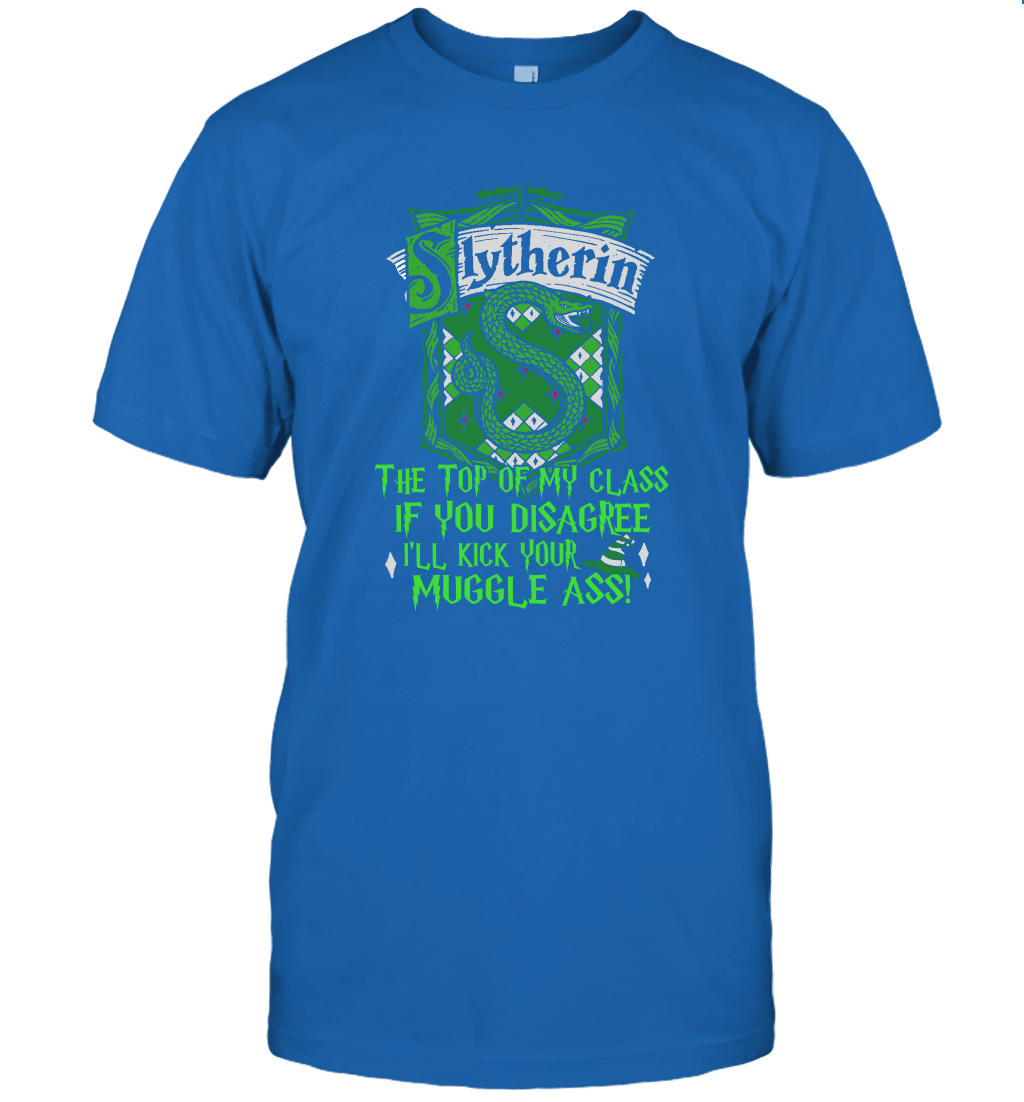 HP QUOTES SLYTHERIN T-Shirt T-Shirt Royal