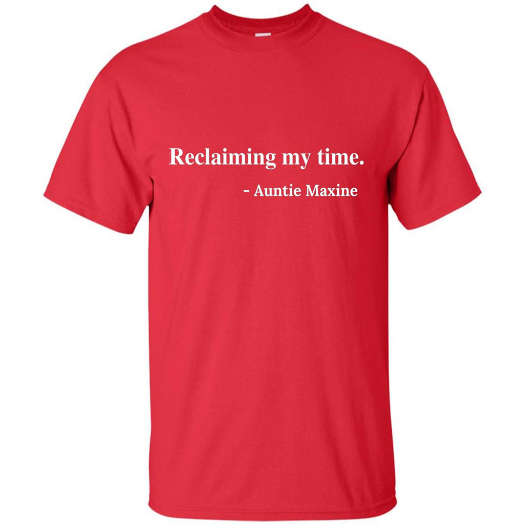 Reclaiming My Time Auntie Maxine Waters T-shirt Red