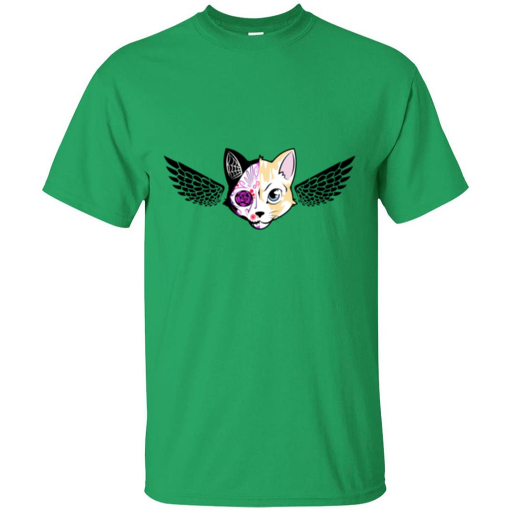 Wolf and Bird T-shirt Irish Green