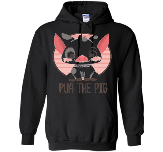 Disney Moana Pua The Pig T-shirt Black