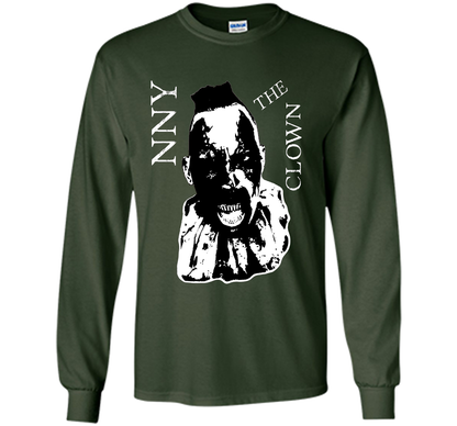 NNY The Clown Scary Halloween T-Shirt shirt Forest Green