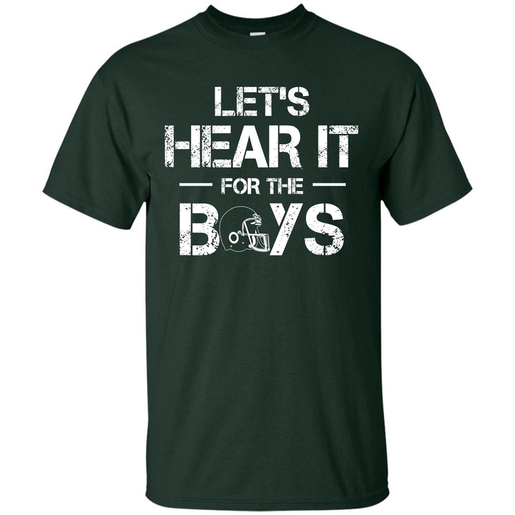 Football T-shirt Let's Hear It For The Boys Forest Green