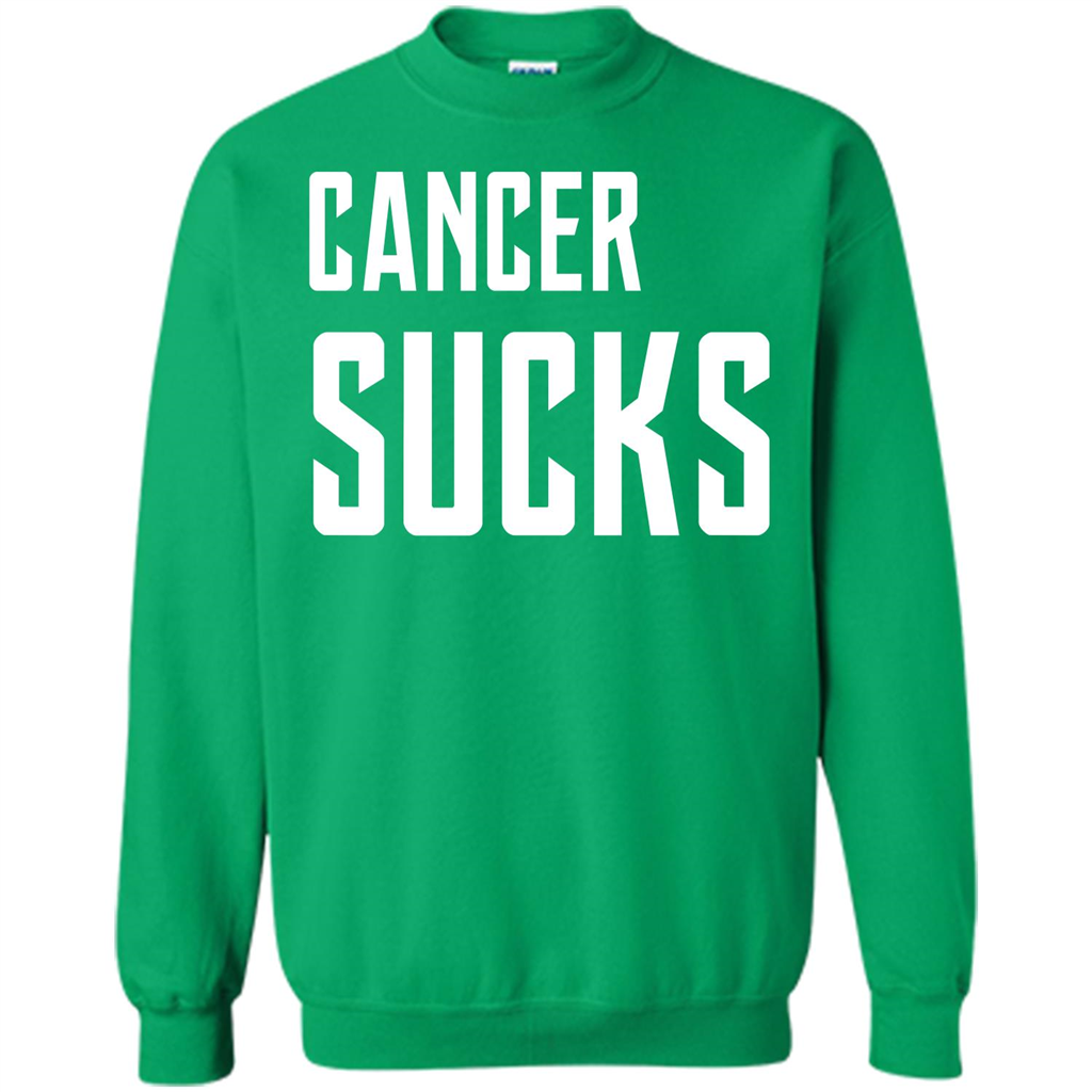 Cancer Sucks T-shirt Irish Green