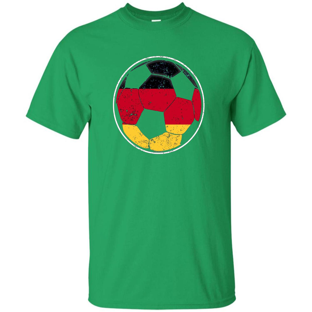 Germany Flag Soccer Ball Flag Soccer T-shirt Irish Green