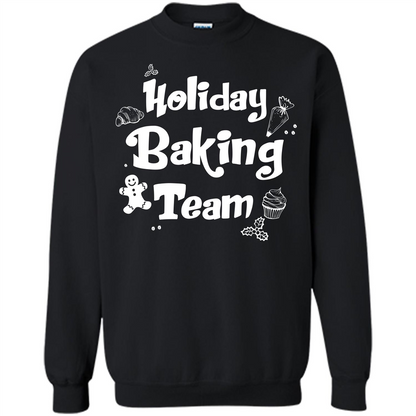 Christmas T-shirt Holiday Baking Team T-shirt Orange