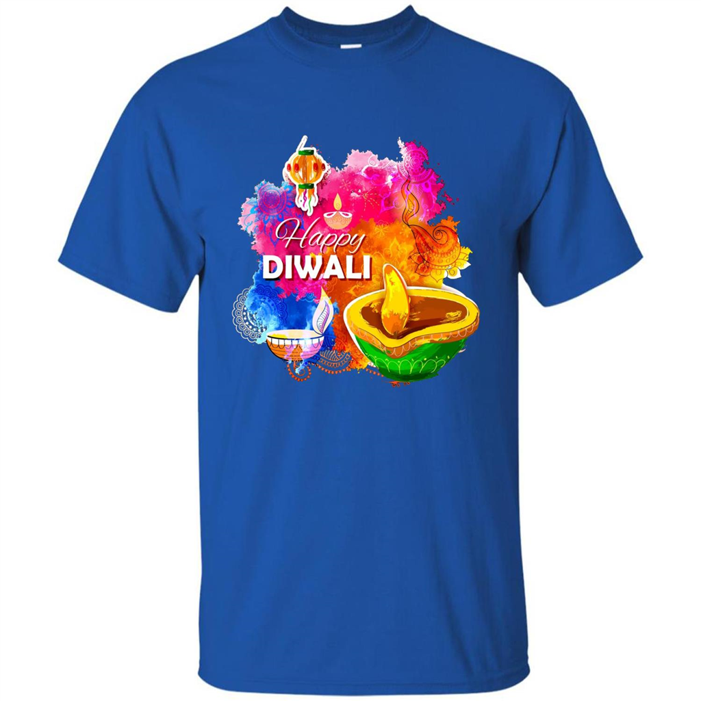 Happy Diwali Deepavali T-Shirt October 19th T-shirt Royal
