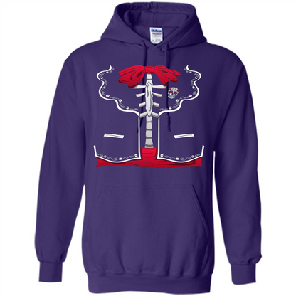 Halloween Costume Dia De Los Muertos T-Shirt Day Of The Dead Purple