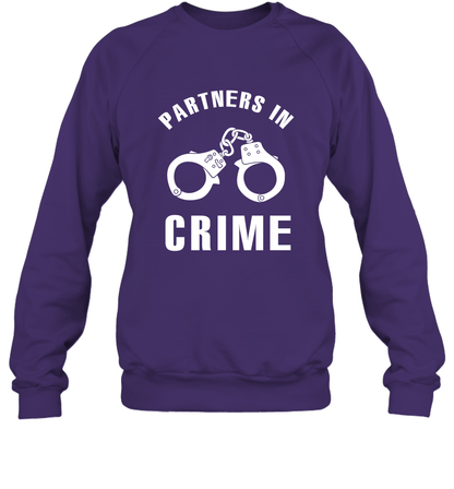 Partners In Crime Shirt Sweatshirt Sweatshirt Purple
