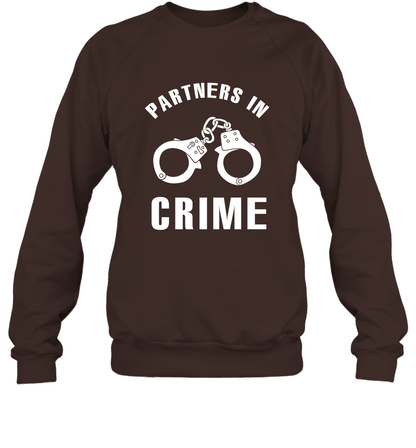 Partners In Crime Shirt Sweatshirt Sweatshirt Dark Chocolate