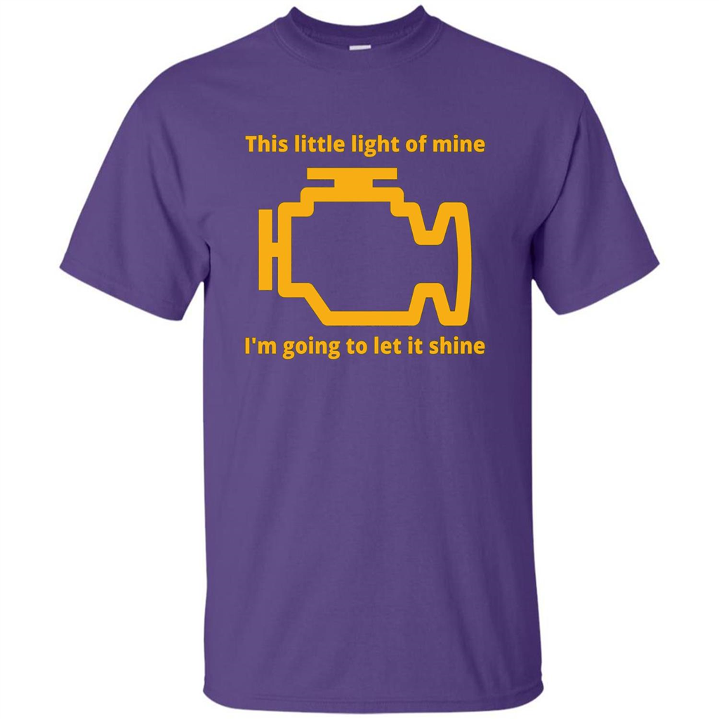 This Little Light Of Mine I'm Going To Let It Shine T-shirt Purple