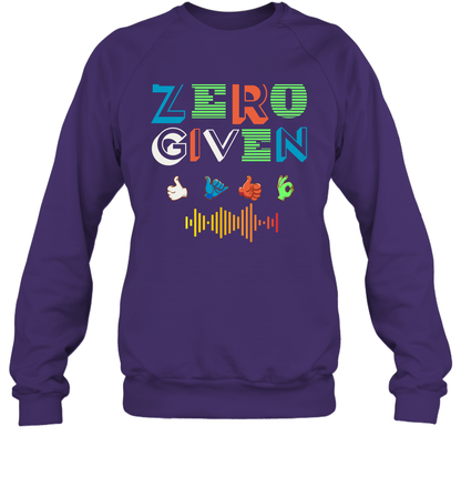 Zero Given Shirt Sweatshirt Sweatshirt Purple
