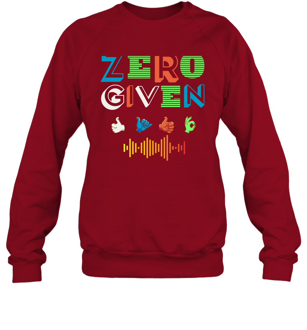 Zero Given Shirt Sweatshirt Sweatshirt Cardinal Red
