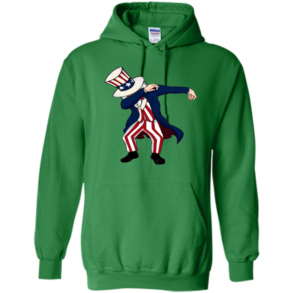 Independence Day 4th of July T-shirt Dabbing Irish Green