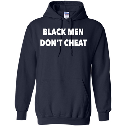 Black Men Dont Cheat T-shirt Navy