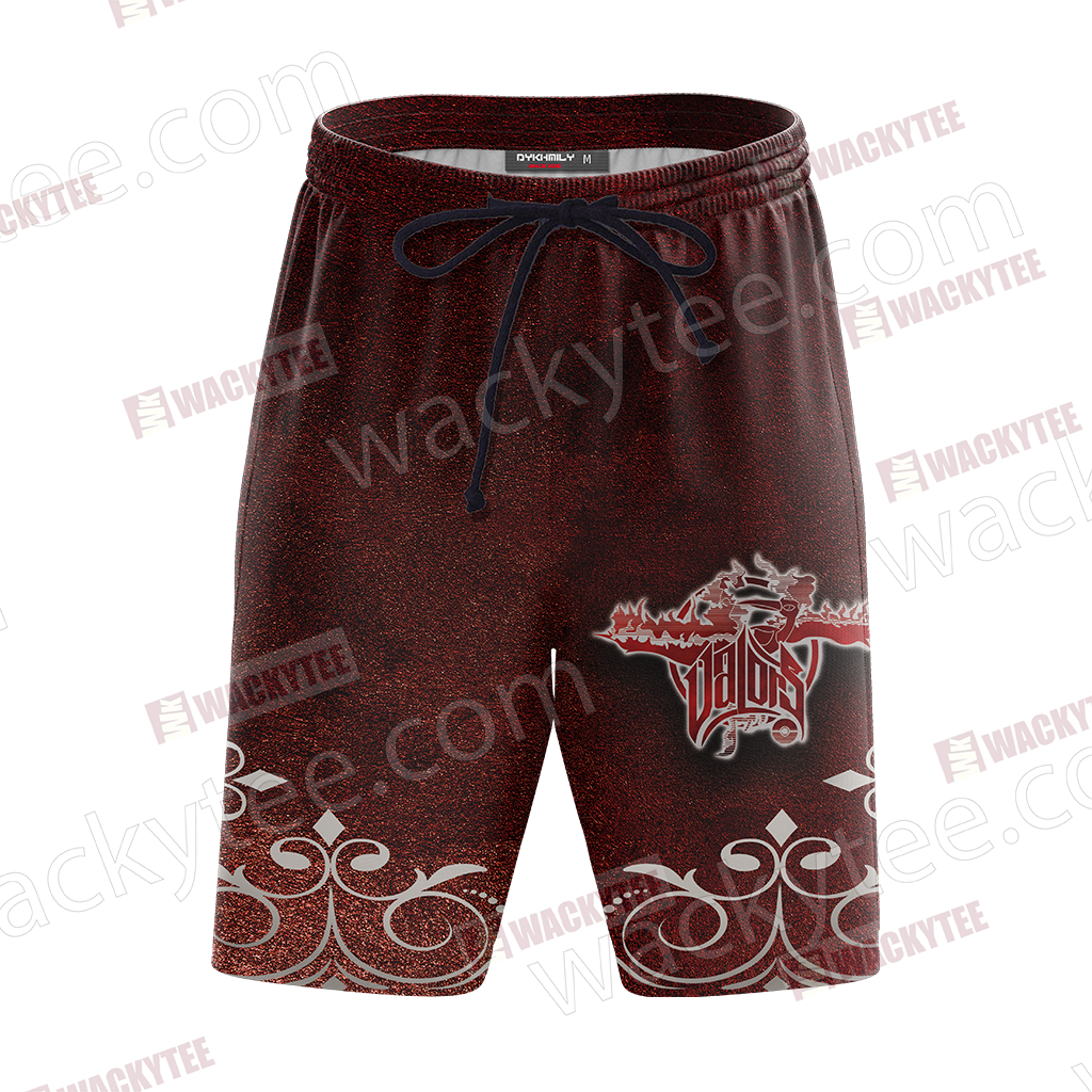 Pokemon Go - House Valor The Flame In the Night New Beach Shorts