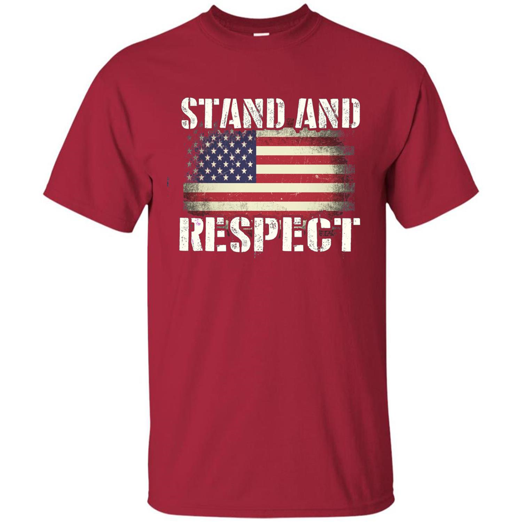 Military T-shirt Stand And Respect