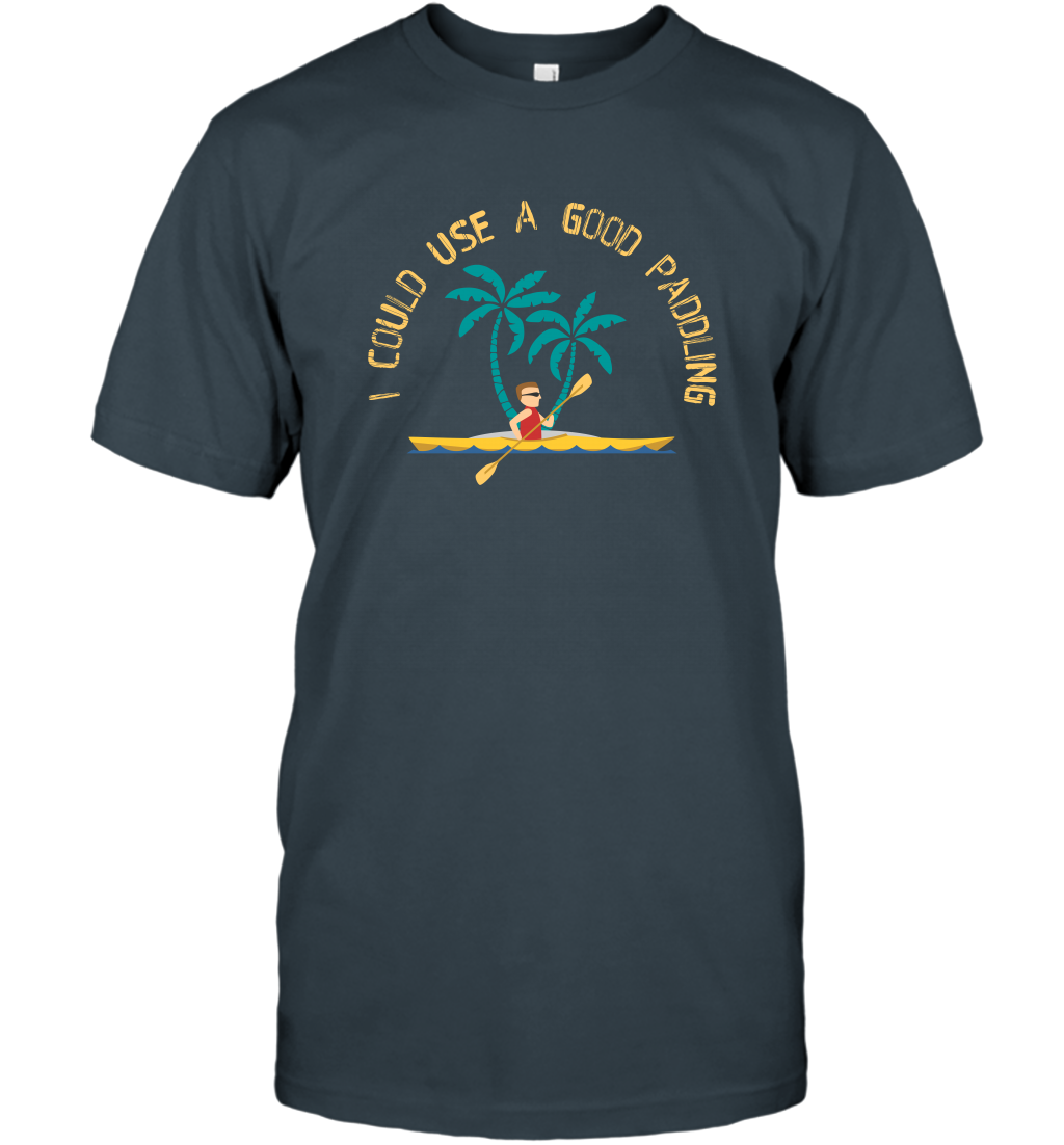 I Could Use A Good Paddling Paddle Shirt T-Shirt T-Shirt Charcoal