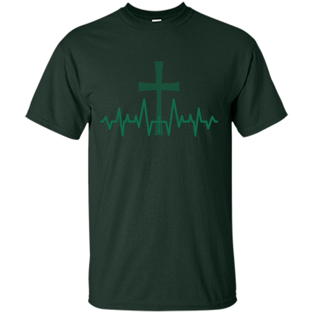 Christian ECG T-shirt Forest Green