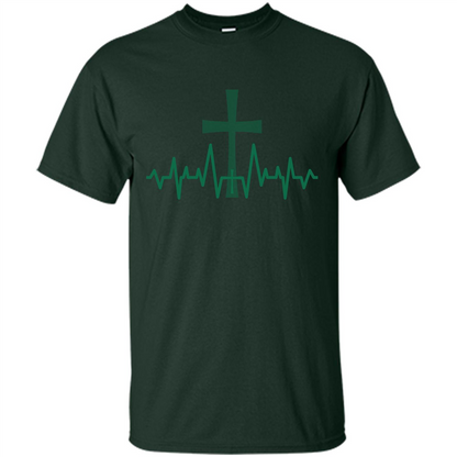Christian ECG T-shirt Forest Green