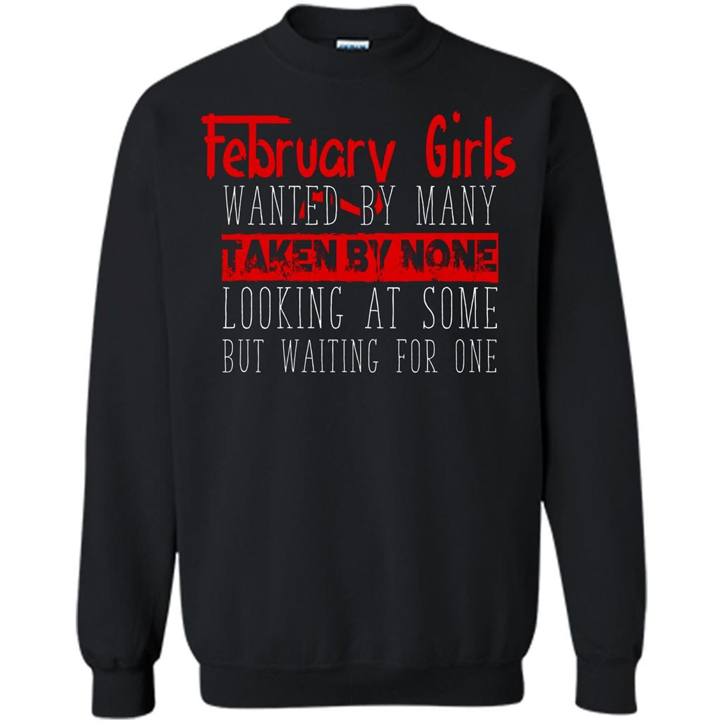 February Girls Wanted By Many Taken By None Looking At Some T-shirt Orange