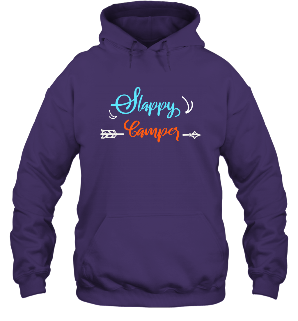 Happy Camper Shirt Hoodie Hoodie Purple