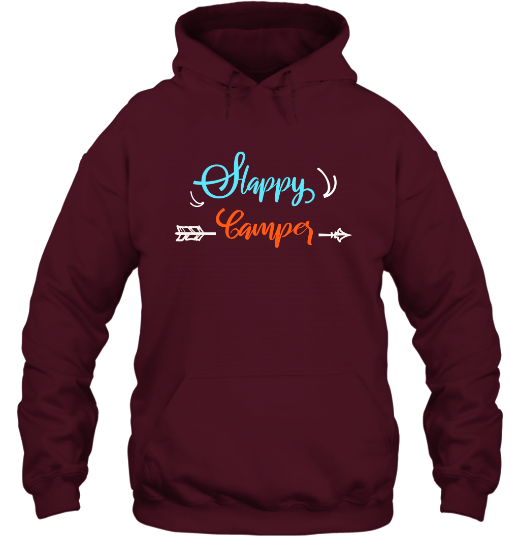 Happy Camper Shirt Hoodie Hoodie Maroon