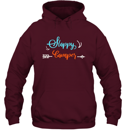 Happy Camper Shirt Hoodie Hoodie Maroon