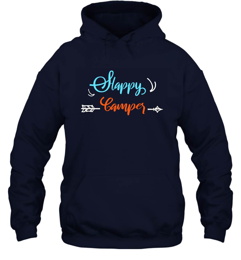 Happy Camper Shirt Hoodie Hoodie Navy